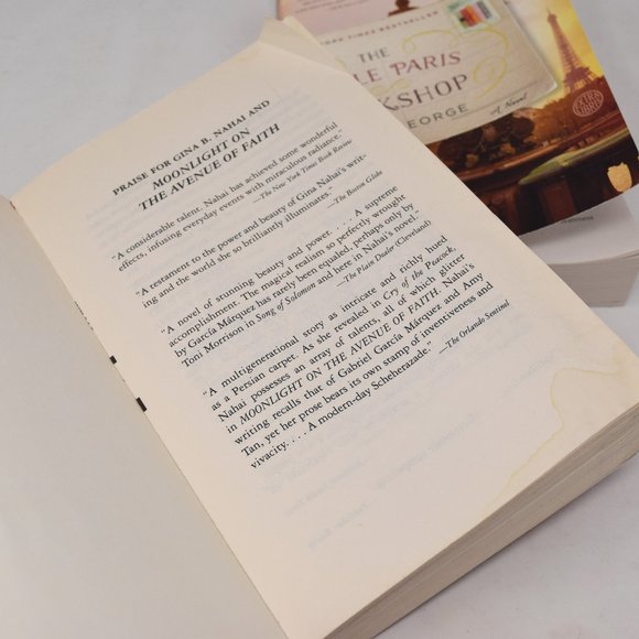 Fiction Books Little Paris Bookshop & Moonlight on the Avenue of Faith Papberbac - Picture 10 of 12